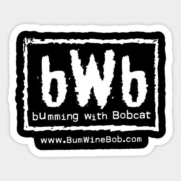 bWb Classic White Sticker by Bumming with Bobcat